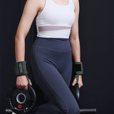 NNEDSZ 1 Pair Dark Green Heavy-Duty Gym Wrist Wraps for Weightlifting, Powerlifting, and Injury Prevention