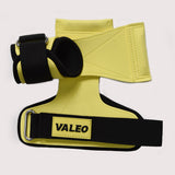NNEDSZ 1 Pair Yellow Durable Gym Palm Guard with Ultra-fiber Leather for Heavy Lifting - Wrist Support Straps for Pull-ups and Deadlifts