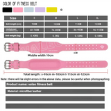 NNEDSZ Size L Black Professional Weightlifting Belt with Sponge Padding for Deep Squat and Deadlift - Men and Women Fitness Support