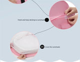 NNEDSZ Pink Portable Multi-Purpose Baby Bed and Diaper Backpack - Lightweight, Waterproof, Canvas + Polyester Material, Travel Essential for Moms(With mosquito net and small toys)