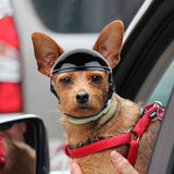NNEDSZ Size S Black Pet Safety Helmet – Stylish Protective Headgear for Dogs