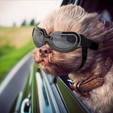 NNEDSZ Blue Lenses Pet Sunglasses for Dogs and Cats – UV Protection, Adjustable Strap, Anti-Wind and Anti-Fog Pet Goggles