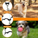 NNEDSZ Grey Reflective Pet Waist Bag with Hands-Free Leash for Night Safety - Adjustable Waist Pack with Detachable Pouches