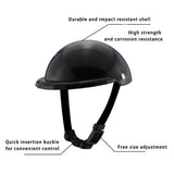 NNEDSZ Size M Black Pet Helmet & Goggles Set - Adjustable Safety Gear for Dogs, UV Protection, Durable ABS Material, Stylish Outdoor Accessory