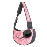 NNEDSZ Size S Pink Lightweight Single Shoulder Pet Sling Bag -  Stylish Durable Oxford Fabric Carrier