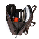 NNEDSZ Black Stylish Women's PU Leather Backpack – Spacious, Anti-Theft, Multi-Pocket Travel Bag for School or Work