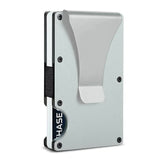NNEDSZ 2 Pcs Silver Aluminum Alloy RFID Blocking Wallet – Compact, Lightweight Credit Card Holder and Money Clip