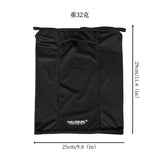 NNEDSZ 2 Pcs Black UV Protection Breathable Cycling Face Mask with Ear Hooks – Summer Ice Silk Neck Gaiter for Men and Women