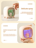 NNEDSZ Green USB Desktop Dual Mist Cute Humidifier with Essential Oil Diffuser, 500ml Large Capacity, Quiet Aromatherapy Machine for Bedroom and Office