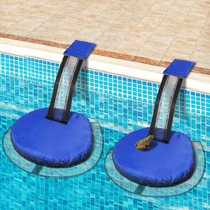 NNEDSZ 2 Pcs Blue Outdoor Animal Rescue Escape Net for Swimming Pools – Frog and Bird Escape Ladder, PVC Material