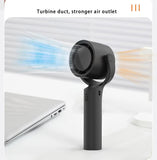 NNEDSZ Black Portable Neck Fan, Adjustable Speed & 230° Rotation, Rechargeable 4500mAh Battery, Quiet Operation with Type-C Charging - Summer Cooling Solution