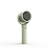 NNEDSZ Light Green Portable Neck Fan, Adjustable Speed & 230° Rotation, Rechargeable 4500mAh Battery, Quiet Operation with Type-C Charging - Summer Cooling Solution
