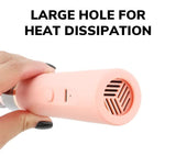 NNEDSZ Pink Mini Portable Wireless Dust Vacuum Cleaner, Powerful and Long-Lasting Handheld Vacuum for Makeup Tables, Powder, and Dust
