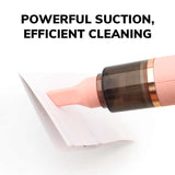 NNEDSZ Blue Mini Portable Wireless Dust Vacuum Cleaner, Powerful and Long-Lasting Handheld Vacuum for Makeup Tables, Powder, and Dust