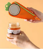 NNEDSZ 2 Pcs Red Carrot-Shaped Multi-Function Bottle Opener - Versatile Kitchen Tool for Jars, Cans, and Bottles