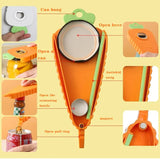 NNEDSZ 2 Pcs Red Carrot-Shaped Multi-Function Bottle Opener - Versatile Kitchen Tool for Jars, Cans, and Bottles