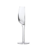 NNEDSZ 1 Pcs Unique Half-Round Crystal Wine Glass – Elegant Champagne Flute for Red & White Wine