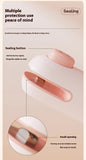 NNEDSZ 2 Pcs Pink Pig Mini Handheld Heat Sealing Machine for Food Bags – Compact, Portable, USB Rechargeable