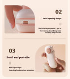 NNEDSZ 2 Pcs Pink Pig Mini Handheld Heat Sealing Machine for Food Bags – Compact, Portable, USB Rechargeable