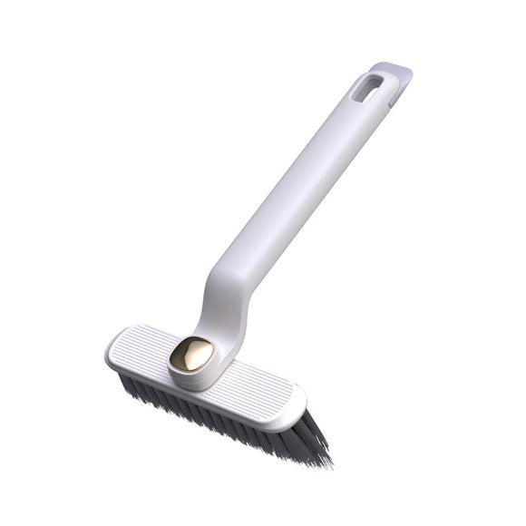 NNEDSZ 3 Pcs White Multi-Function Rotating Gap Cleaning Brush, 2-in-1 Hard Bristle Brush for Bathroom Tiles and Grout Lines