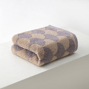 NNEDSZ Brown Thickened and Enlarged Cotton Hand Towels - 3 Pack (34x74cm) - Soft and Absorbent Bath Towels for Adults