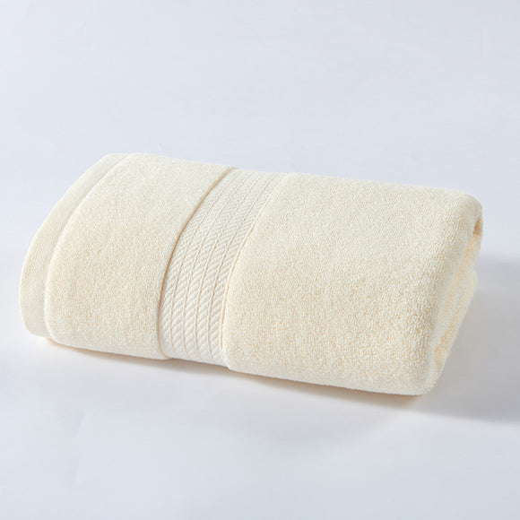 NNEDSZ White Premium Thick Cotton Bath Towel for Adults - Soft and Absorbent Bathroom Towel