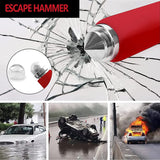 NNEDSZ Black Multifunctional Car Steering Wheel Lock - Adjustable and Telescopic Anti-theft & Window Breaker Safety Tool