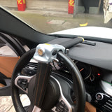 NNEDSZ Foldable Car Steering Wheel Lock - Anti-theft Device with 2 Keys for Vehicle Protection