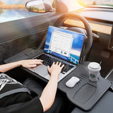 NNEDSZ Foldable Car Desk for Front Seat - Multi-functional Table for Office, Dining, and Entertainment