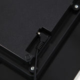 NNEDSZ Large 12-Inch LED Digital Clock with Temperature Display & Mirror Finish - Perfect for Modern Homes