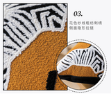 NNEDSZ Yellow Background With Black Panthers 45x45cm Decorative Zebra-Pattern Pillow Cover with Non-Woven Insert