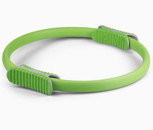 NNEDSZ 2 PCS Green 38cm Pilates Ring Circle with Comfort Foam Handles for Core & Muscle Toning