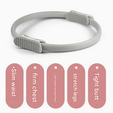 NNEDSZ 2 PCS Purple 38cm Pilates Ring Circle with Comfort Foam Handles for Core & Muscle Toning