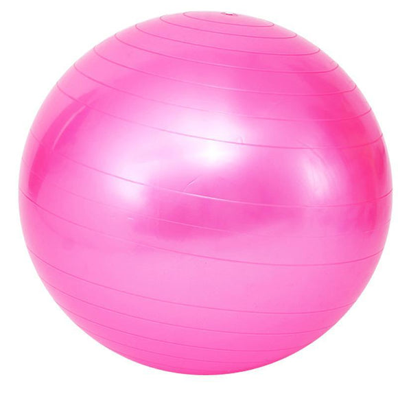 NNEDSZ Pink 65cm Anti-Burst Yoga Exercise Ball for Pilates & Core Strength