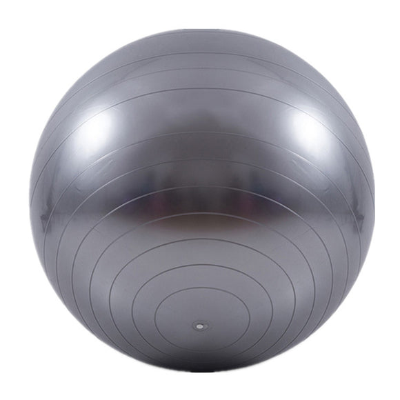 NNEDSZ Grey 65cm Anti-Burst Yoga Exercise Ball for Pilates & Core Strength