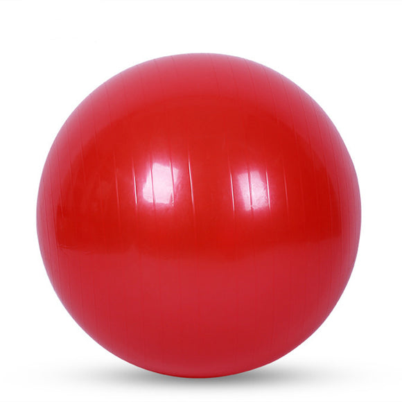 NNEDSZ Red 65cm Anti-Burst Yoga Exercise Ball for Pilates & Core Strength