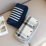NNEDSZ Multicolor Rasa 100x140cm Wearable Fleece Blanket - Soft, Warm & Anti-Pilling, Stylish Plaid Design