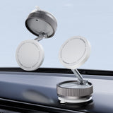 NNEDSZ White Magnetic Car Phone Mount - 66x66x34mm with Adjustable Bracket for Easy Smartphone Access