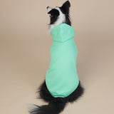 NNEDSZ 4XL Green Cute Dog Hoodie with Adjustable Drawstring - Available in Various Sizes