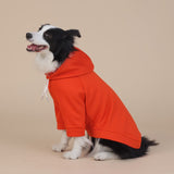 NNEDSZ 8XL Orange Cute Dog Hoodie with Adjustable Drawstring - Available in Various Sizes