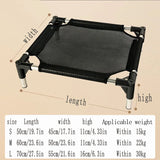 NNEDSZ S Breathable and Cooling Elevated Pet Bed - Perfect for Dogs, Provides Comfort and Airflow