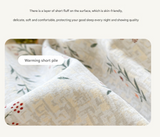 Grey Thick Brushed Cotton 4-Piece Bed Sheet Set (1.5m Bed) - Fits 200x230cm Duvet