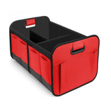 NNEDSZ Foldable Fabric Car Trunk Organizer - Collapsible Storage Box for Vehicle Organization 60x37x31cm