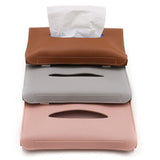 NNEDSZ 2 pcs Pink Car Sun Visor Tissue Holder – PU Leather Napkin Dispenser for Vehicle Interior