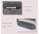 NNEDSZ Grey Portable Pet Travel Carrier Bag - Foldable, Durable, and Comfortable for Small Dogs & Cats 50cmx34cmx34cm