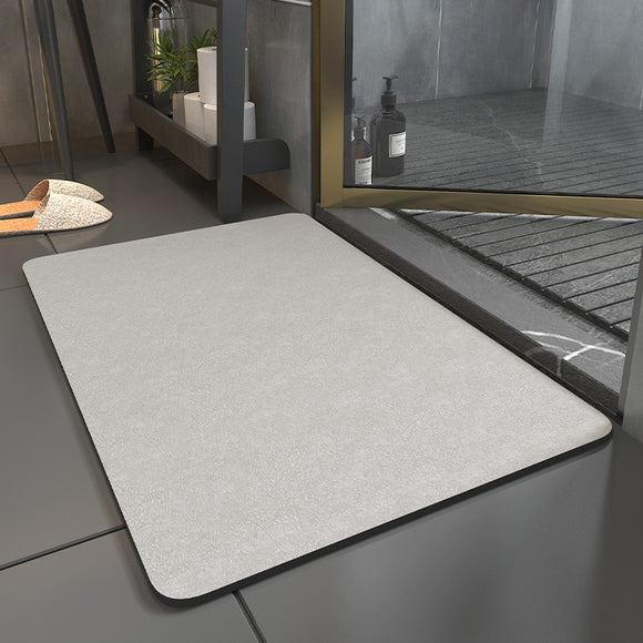 NNEDSZ 2 pcs Beige Quick-Dry Absorbent Non-Slip Bath Rug for Bathroom, Kitchen & Entryway 40x60cm
