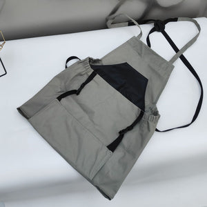 NNEDSZ Gray Harvesting Apron - Outdoor Picking Bag, Gardening Tool Apron, Large Pocket Release Design