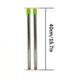 NNEDSZ Fruit picking tool with telescopic pole - stainless steel fruit picking pole, high altitude tree fruit picking tool 4m
