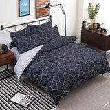 NNEDSZ Plaid Duvet Cover - 3 Piece Bedding Set (with Corner Ties)Quilt cover 230cm x 265cm, pillowcase 51 x 92cm