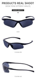 NNEDSZ 2 pcs Sports Cycling Windproof Sunglasses - UV Protection, Lightweight, Anti-Glare Design